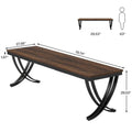 78.74 Inch Extra Long Double Computer Desk with Stylish Metal Legs for Home Office